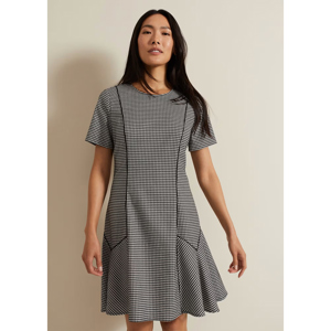 Phase Eight Viola Houndstooth Mini Dress